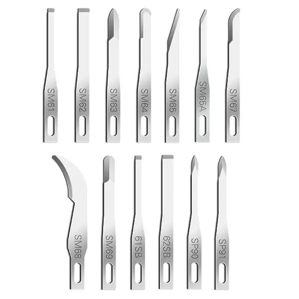 Swann Morton Microsurgery scalpel-blades Fig. SM61/61SB