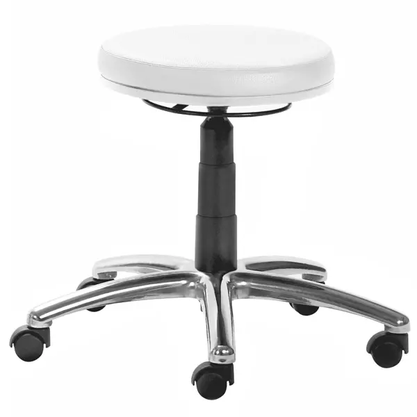 Comfort swivel stool Conference crystal grey
