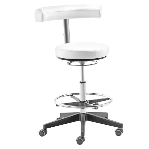 Comfort functional swivel chair Quizz crystal grey